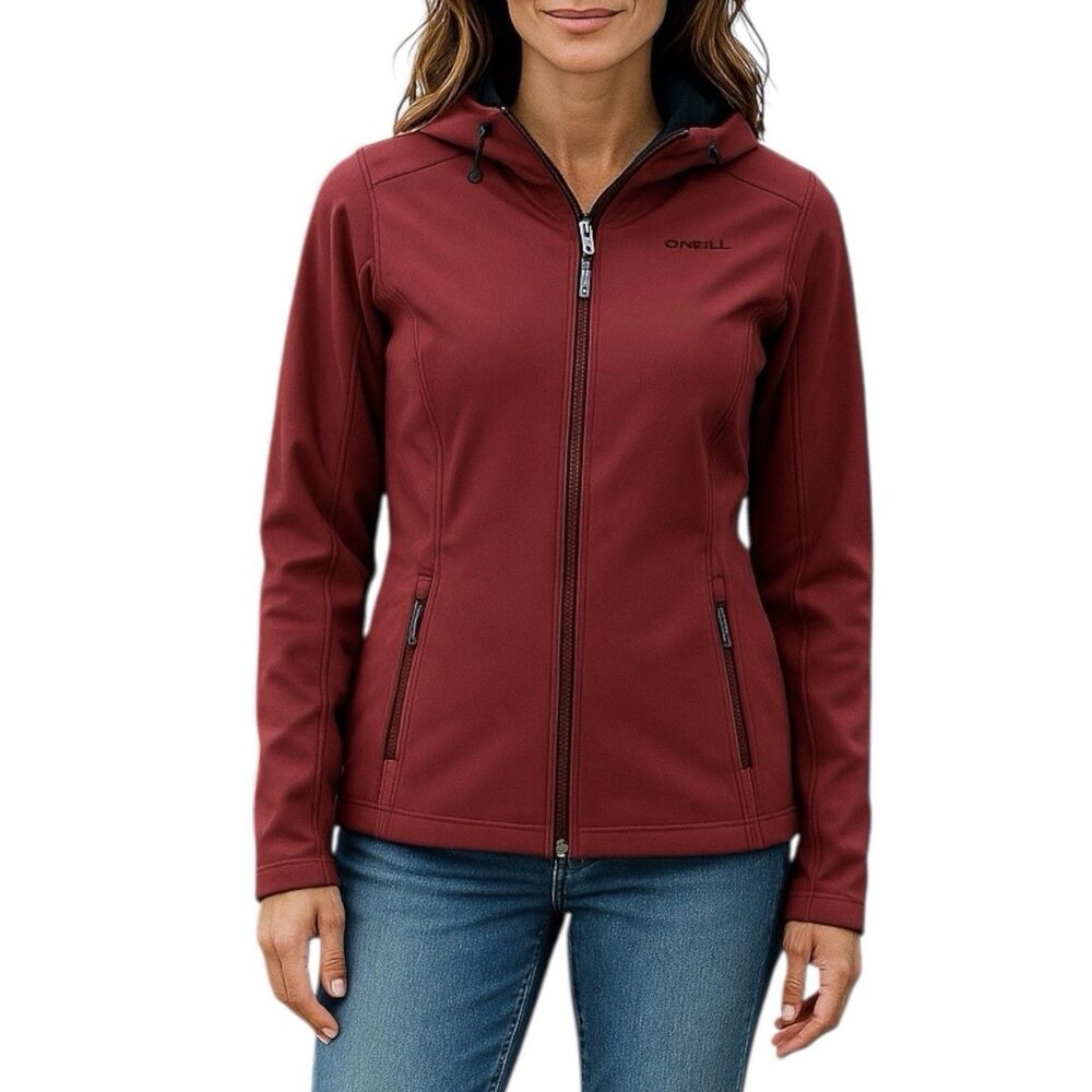 O'Neill Womens Jacket Size Medium Hoodie Coastal Winter Sporty Outdoor Outerwear